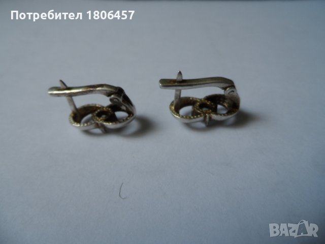 сребърни обеци Б, снимка 3 - Обеци - 42047044