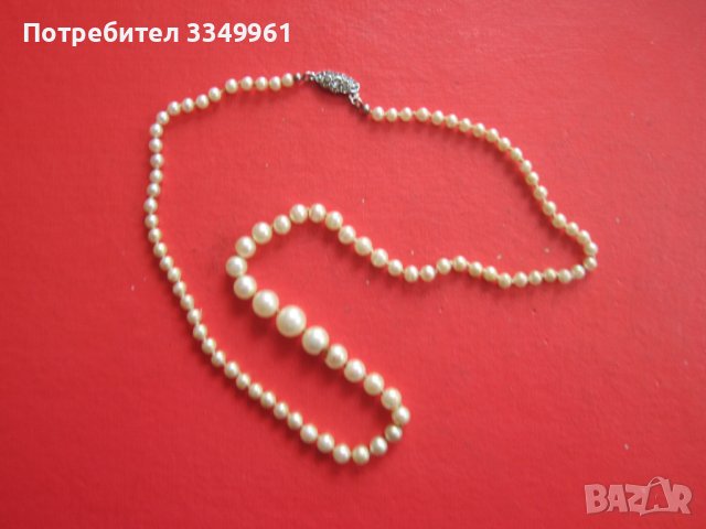 Страхотен гердан от перли и сребро , снимка 5 - Колиета, медальони, синджири - 36699688