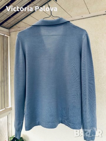 Скъпа блуза PETER HAHN,100%нежен меринос, снимка 5 - Блузи с дълъг ръкав и пуловери - 31459275