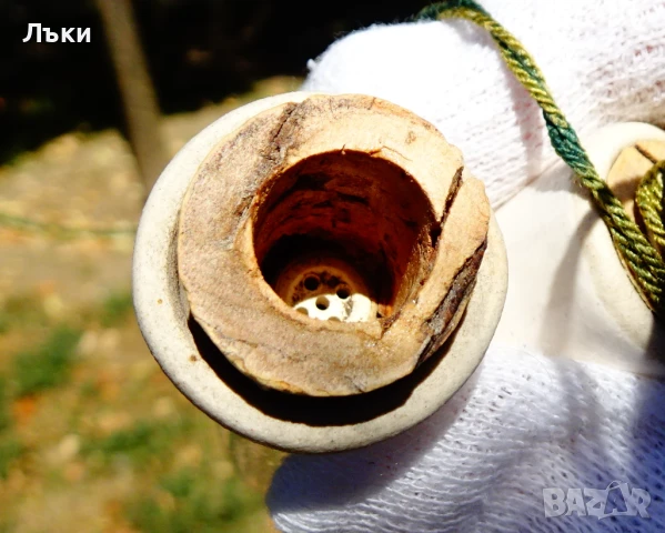 Тиролска порцеланова лула,ловна картина Елен. , снимка 12 - Антикварни и старинни предмети - 51409673