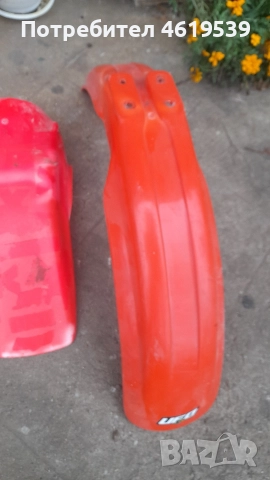 Honda Cr 1990 96 250 125 500 заден и преден калник предни страници Хонда Цр, снимка 6 - Мотоциклети и мототехника - 52598210