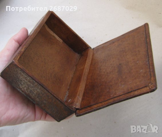Стара кожена кутия, снимка 9 - Други - 31812594