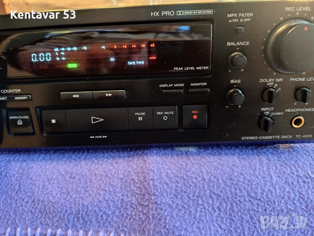 Касетън дек Sony TC K570, снимка 5 - Декове - 52821767