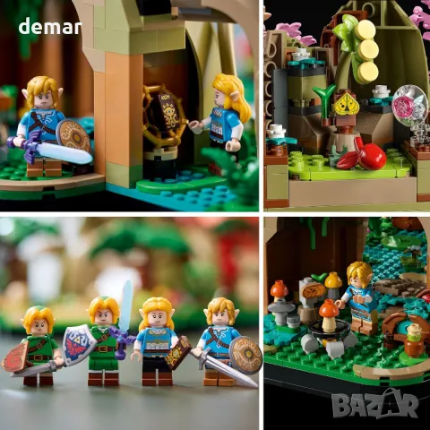 LEGO Легендата за Зелда, Страхотно дърво Деку 2 в 1, 77092, 2500 части, снимка 6 - Колекции - 48824383