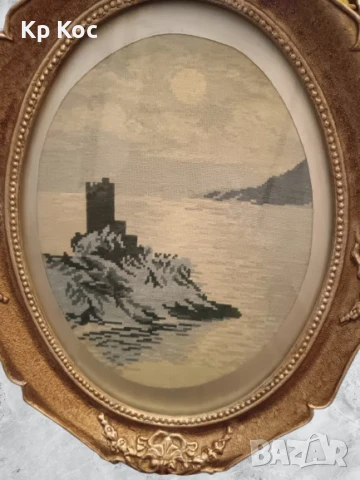 ръчно ушит гоблен Замъкът Иф / Замък Монте Кристо