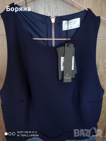 Carolina Cavour нова луксозна рокля с пайети, снимка 5 - Рокли - 53917002