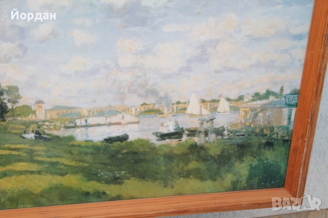 Репродукция-Клод Моне,литография, снимка 4 - Колекции - 38516282