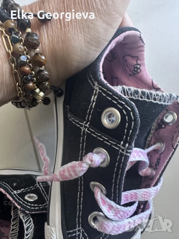 Оригинални детски кецове Converse за момиченце 23 размер, снимка 2 - Детски гуменки - 55978795