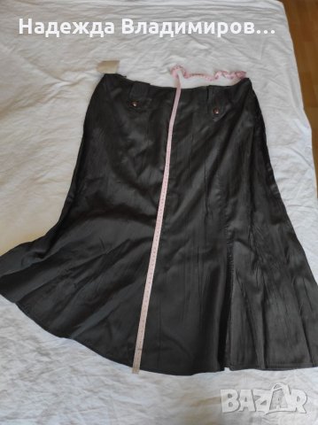 Черна дълга пола, снимка 4 - Поли - 33933403