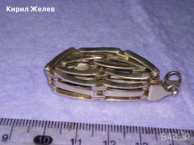 ВЕЛИКОЛЕПНА СТИЛНА ВИНТИДЖ АРТ СРЕБЪРНА ГРИВНА СРЕБРО 925 АЖУРНА РЪЧНА БИЖУТЕРСКА ИЗРАБОТКА 36944, снимка 4 - Гривни - 42655736