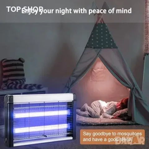 Нов 20W вътрешен унищожител на мухи и комари с UV лампа за дом градина, снимка 6 - Други стоки за дома - 49509574