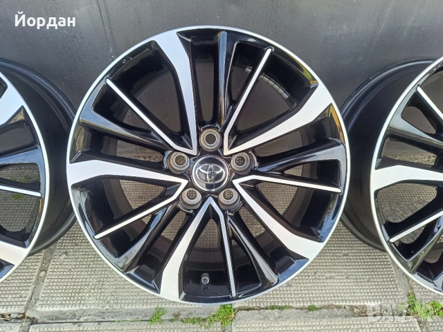 ОРИГИНАЛНИ джанти 17 ' цола 5x114,3 TOYOTA / ТОЙОТА 60,1 ЕТ39 7J + датчици, снимка 9 - Гуми и джанти - 54240393
