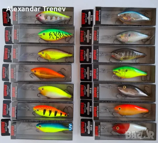 Rapala Risto Rap 8  и RR4-сомски биячи