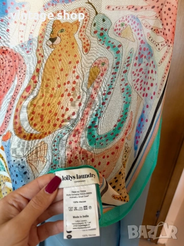 Шалове с животински десен, снимка 10 - Шалове - 54322862