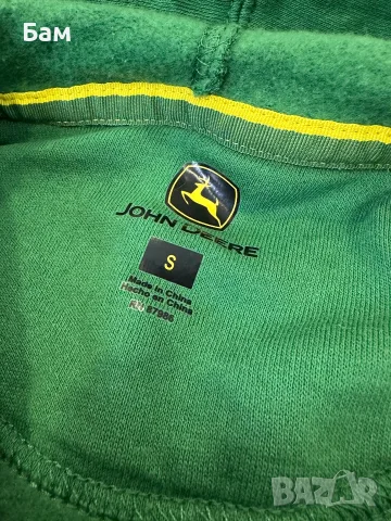 Мъжко!John Deere Fleece Grpahic Hoodie размер С, става и за М, снимка 5 - Суичъри - 56106316