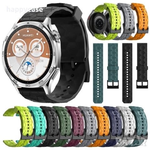 FOOTBALL Каишка за смарт часовник Huawei Watch/Samsung/Apple/Xiaomi/Garmin/Amazfit/Casio/Honor, снимка 2 - Каишки за часовници - 47893206