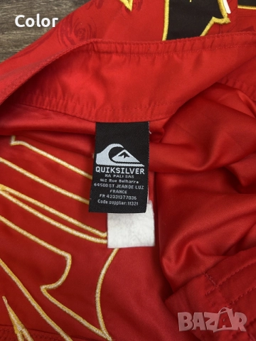 Vintage сърф къси панталони Quiksilver, снимка 6 - Къси панталони - 56004631