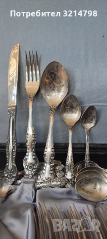 Ретро посребрени прибори за хранене , снимка 9 - Антикварни и старинни предмети - 50922689