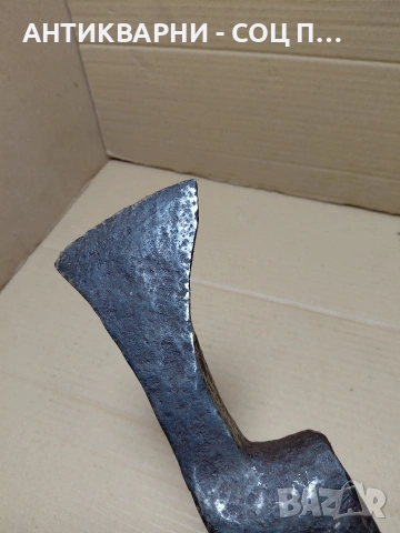 Соц Стара Ръчно Кована Голяма Киркобрадва 2.300кг. НОМЕР 886., снимка 11 - Антикварни и старинни предмети - 54101980
