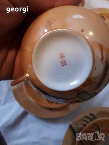 Японски сервиз от фин костен порцелан , снимка 5 - Сервизи - 31874564