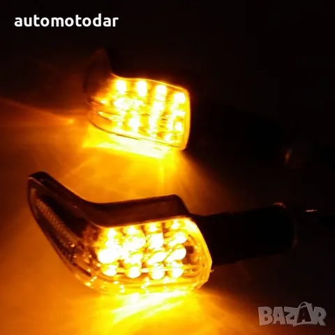 Диодни мигачи за мотор скутер мотопед, снимка 3 - Аксесоари и консумативи - 45206024