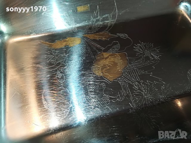 made in italy-inox 18/10 gold-внос швеицария 42х24х4см, снимка 7 - Колекции - 29952312