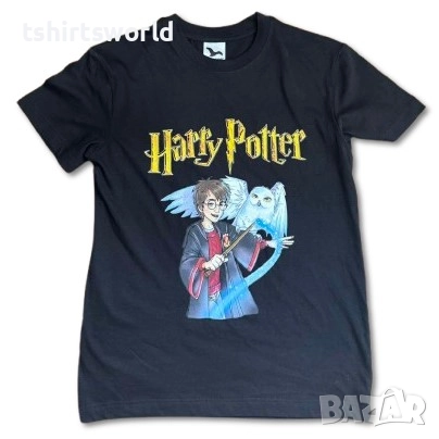 Нова мъжка тениска с дигитален печат Хари Потър