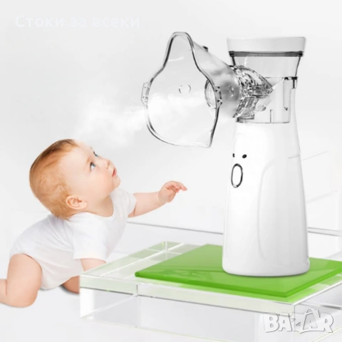 Тих преносим небулизатор Mesh ANK - N3– бърза инхалация у дома и в движение, снимка 3 - Други - 53225532