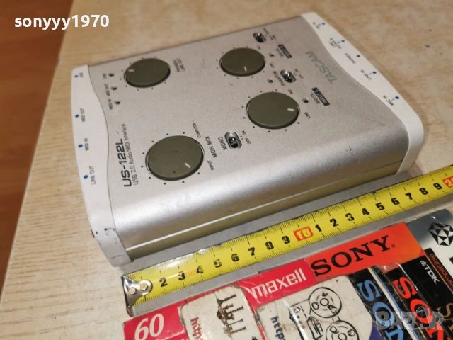 TASCAM US-122L CANADA 17012611920, снимка 18 - Ресийвъри, усилватели, смесителни пултове - 53134734