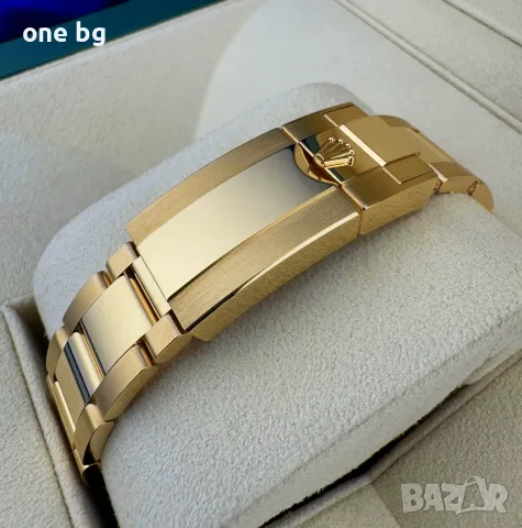 Rolex Daytona 18k Gold Green , снимка 8 - Луксозни - 55959044