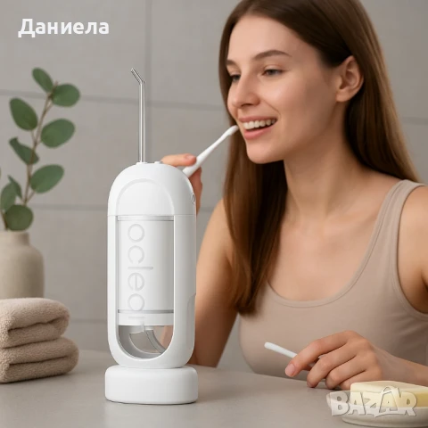 Зъбен душ Oclean W10 Lite, 2бр накрайника, 3 режима, 150мл, снимка 4 - Други - 51340728