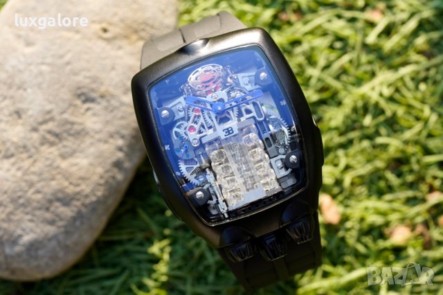 Мъжки часовник Jacob& Co Bugatti Chiron W-16 с автоматичен механизъм, снимка 3 - Мъжки - 42804962