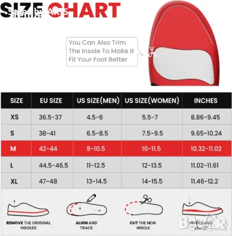 Ортопедчини стелки, подходящи за плоски крака, както и работни обувки, снимка 5 - Други - 49930489