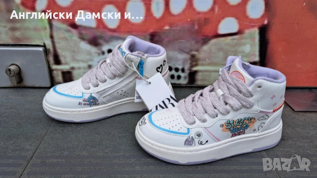 Английски дамски кецове -Zara, снимка 6 - Кецове - 51716255