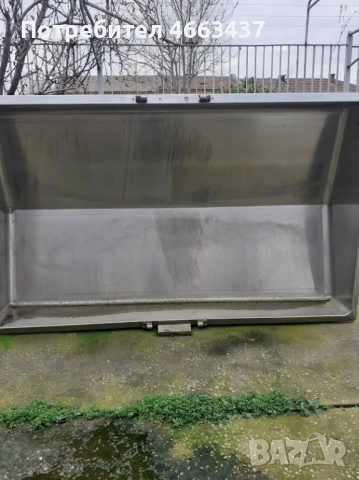 Неръждаема вана за сирене с водна риза