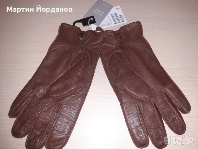 НОВИ Ръкавици H&M естествена кожа, снимка 2 - Ръкавици - 47840010