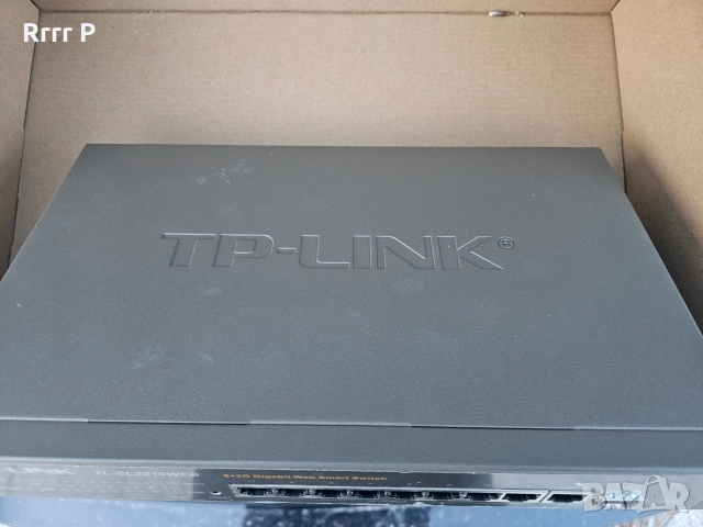 Гигабитов 8 портов суич TP-Link 2210WEB, снимка 3 - Суичове - 52797295
