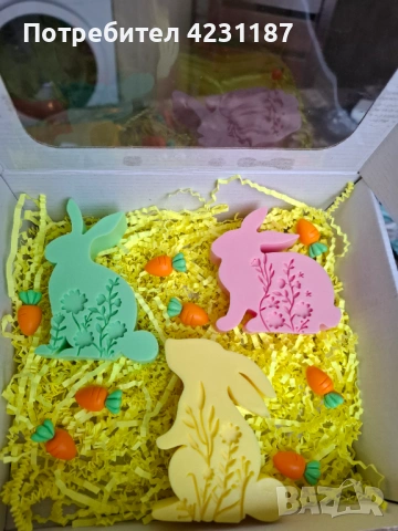 Сапунени зайчета, снимка 5 - Декорация за дома - 53911408