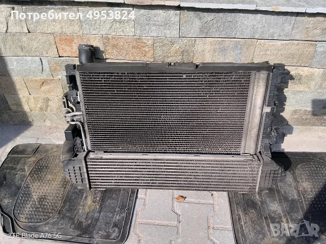 воден климатичен радиатори + интерлулер ford s max 2012г 