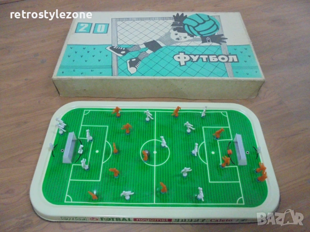 № 8532 Стара руска ламаринена игра „Футбол“ – СССР - колекционерска находка   
