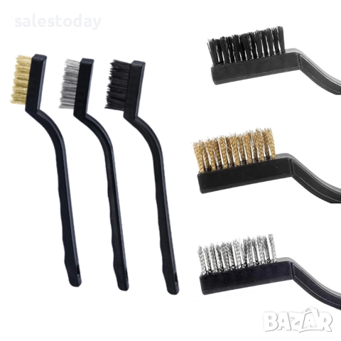 Четка за почиставне, 6 броя, от 17 до 21см, снимка 1 - Аксесоари и консумативи - 48779652