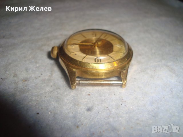 EMES MONOREX 4 jewels ANTIMAGNETIC стар ВИНТИДЖ 50-60те Год НЕМСКИ ПОЗЛАТЕН МЕХАНИЧЕН ЧАСОВНИК 26945, снимка 14 - Антикварни и старинни предмети - 36680881