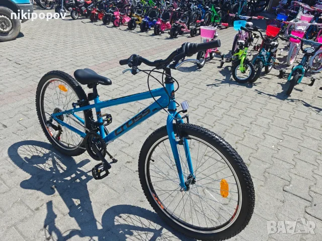 CROSS Велосипед 24" SPEEDSTER син, снимка 4 - Велосипеди - 56530113