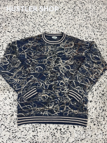 Мъжки кашмирен пуловер VINTAGE STILE BENETTON. Размер М, снимка 2 - Пуловери - 52674736