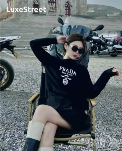 Дамски Пуловер 🤍 Prada 