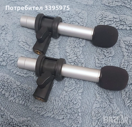 Комплект от 2 нови стерео кондензаторни микрофона Samson C02