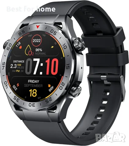 Луксозен мъжки смарт часовник NIIZZERO с метален корпус 