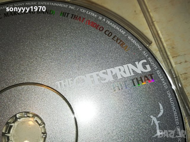 THE OFFSPING HIT THAT CD SONY MUSIC MADE IN AUSTRIA 0504231106, снимка 12 - CD дискове - 40261565