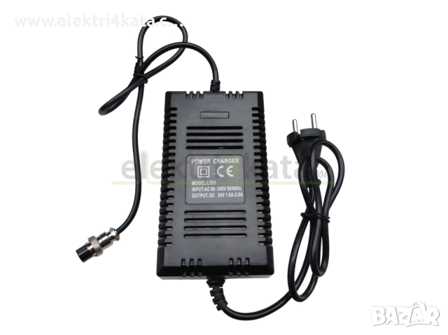 Зарядно устройство 24V (GX12 3pin 12mm) голямо, снимка 3 - Части - 52464424