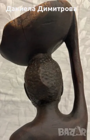 Дървена статуетка, снимка 9 - Статуетки - 50429225